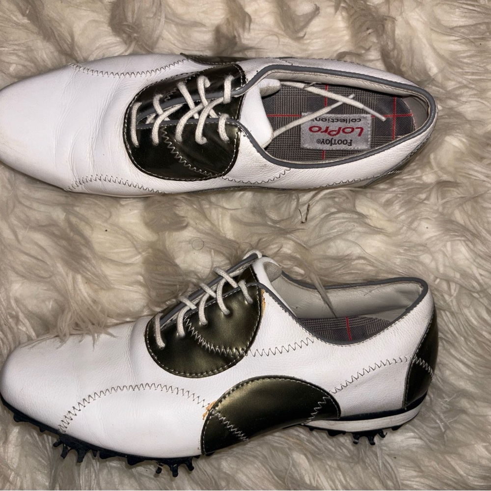 FootJoy White and Metallic Golf Shoes - women’s
